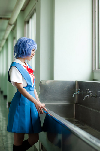 C83エヴァ綾波ROM制服撮影