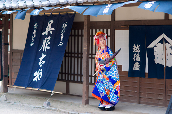 まだ蕾なり花娘京都撮影レポ